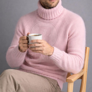 Suéter Casual de Invierno Tejido, Estilo Moderno, Transpirable, Suave al Tacto, 100% Algodón/Lana, Logotipo Frontal, Uso Diario, Cómodo - Product Image 2