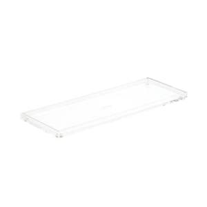 Bandeja de Servicio de Cocina de Acrílico Contemporánea para Restaurantes, Bandeja Portátil Reutilizable de un Solo Nivel para Servir Té y Café - Product Image 2