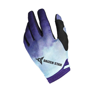 Gants de course Daizen Star à doigts entiers, respirants, en polyester et nylon, unisexes, motif à pois, impression par sublimation - Product Image 5