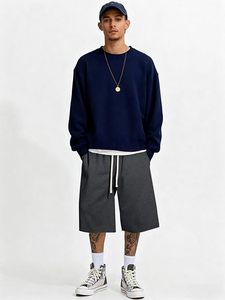 High Quality Custom Acid Washed Sweat Terry French Terry <b>Shorts</b> Men <b>Quick</b> <b>Dry</b> Fitness Gym <b>Shorts</b> Vintage Distressed Wholesale - Product Image 5