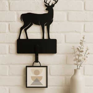 CIFbuy Vintage Deer Antler Coat <b>Wall</b> <b>Hook</b> Rustproof <b>Key</b> Holder Organizer TikTok for Temu Pick up Service - Product Image 5