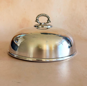 Cloche à gâteau et pâtisserie classique ronde en acier inoxydable, couvercle alimentaire argenté, cloche alimentaire en acier inoxydable - Product Image 2