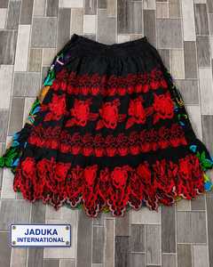 2026 <b>High</b> Quality Cotton Women's Hawaiian Prints Skirts New Style Hawaiian Wear Embroidered Casual Skirts Corduroy Embroidered - Product Image 5