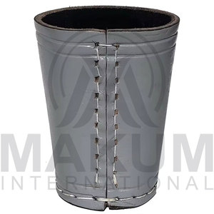 custom made genuine leather <b>dice</b> cup Wholesale Custom Board Game <b>Set</b> Original Leather Wholesale <b>Dice</b> Cup Customized Logo - Product Image 4