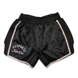 กางเกงฝึกซ้อมมวยไทยยูนิเซ็กซ์ ยี่ห้อ Top Jiu Jitsu  โลโก้ด้านหน้า แห้งเร็ว ระบายอากาศได้ดี ผลิตจากผ้าสแปนเด็กซ์/โพลีเอสเตอร์ 240 กรัม รับผลิตแบรนด์ BJJ ตามสั่ง - Product Image 2