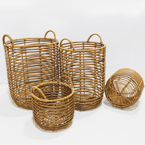 Artex Dong Thap Natural <b>Rattan</b> Eco-Friendly Multifunctional Laundry <b>Basket</b> with Handles for Clothes and Toys - Product Image 3