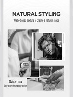 Pommade Coiffante Naturelle Hydratante à Base d'Eau 80g en Boîte Aluminium pour Soins Capillaires – Vente en Gros