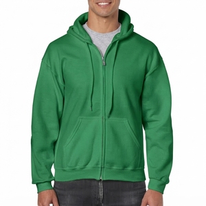 Sweat-shirt à capuche unisexe personnalisé avec fermeture éclair, veste à capuche, vêtements de sport décontractés, vêtements confortables en gros - Product Image 1