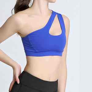 Sujetador deportivo transpirable de secado rápido para mujer, con espalda cruzada y soporte alto, para yoga y fitness, talla adulta, ligero, al por mayor - Product Image 5