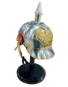 Đức Pickelhaube Mũ Bảo Hiểm Thép Imperial Prussian Officer Spiked Wwi & <span class=keywords><strong>Wwii</strong></span> Mũ Bảo Hiểm Bản Sao - Product Image 1