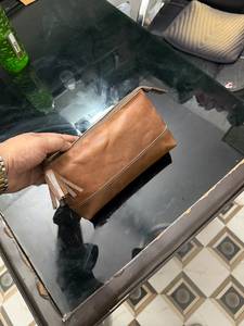 Trousse de Toilette de Voyage Grande Capacité en Cuir Crazy Horse avec Fermeture Éclair pour Hommes et Femmes – Sac de Maquillage Suspendu - Product Image 2