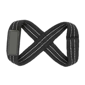 Sangles en coton en forme de 8 pour musculation, unisexe, haute qualité, personnalisables (couleur/taille/logo), OEM/ODM, prix abordable, faible MOQ, meilleures ventes - Product Image 2