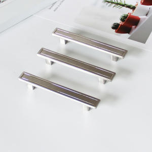 High Quality Zinc Alloy Modern Handle Brushed Nickel Minimalist <b>Bar</b> <b>Pull</b> <b>for</b> Kitchen Cabinets Nightstands Bathroom Drawers - Product Image 2