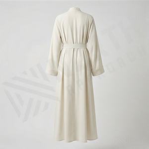 Abayas modestes pour femmes, ensembles de vêtements musulmans, robe hijab, ceinture, ensemble trois pièces, prix de gros, robe, vêtements islamiques, haute qualité - Product Image 2