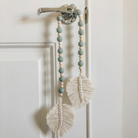 Guirlande de perles faite à la main en gros, guirlande de perles personnalisée, décoration bohème pour la maison, décoration rustique de ferme, fournisseur en gros OEM ODM