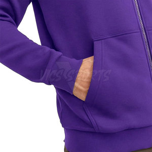 Sweat-shirts à fermeture éclair en coton et polyester sur mesure, légers et de haute qualité - Product Image 5