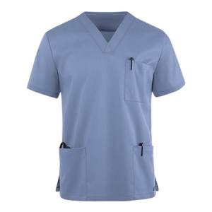 Fournisseur de blouses médicales en coton pour hommes, vente en gros de tenues d'infirmiers, ensemble de blouses respirantes en mélange de coton, vêtements de travail pour hôpital, en gros - Product Image 3