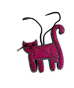 Porte-clés brodé en alliage fait main avec perles, dernier design, breloque de Noël, style classique de luxe, fantaisie, mignon, durable, étanche - Product Image 1