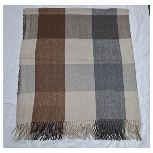 Premium Block Islay Natural Blanket for <b>Double</b> <b>Bed</b> with Stylish Design for Modern Home Decor - Product Image 2