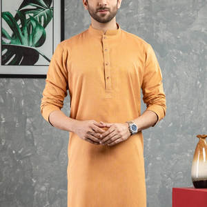 Shalwar Kameez formel pour homme, fabriqué au Pakistan, vêtements islamiques de haute qualité, polyester, sans plis, service OEM, costume 2 pièces - Product Image 3