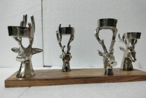 Porte-bougie en métal de luxe avec cheminée en verre, lanterne de table décorative créative à prix compétitif - Product Image 3