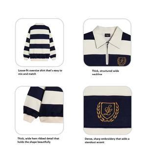 เสื้อสเวตเตอร์แฟชั่นแบบ unisex คอกลม ผ้าฝ้าย 100% มีซับใน |   เสื้อแขนกุด |   ลายพิมพ์สัตว์แบบทูโทนลายทาง ดีไซน์แบบยาว |   คริสตัลตกแต่งแบบ ODM - Product Image 3