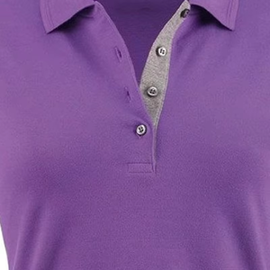 Chemises de golf respirantes pour femmes en gros, polos de tennis vierges personnalisés, fournisseur OEM de hauts à manches courtes et col pour femmes - Product Image 5