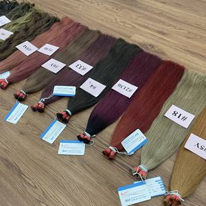 Offre Spéciale Naturel Droite En Vrac 100% Vietnamien Remy Extensions de Cheveux Humains Machine Double Trame Super Soyeux Grand Stock - Product Image 1