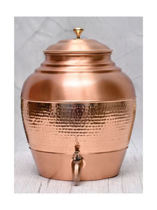 Best Grade Pure Copper Water Dispenser with <b>Stand</b> and Leak Proof Tap for Home Hotel and Office Healthy <b>Drinking</b> for Export 5LTR - Product Image 5