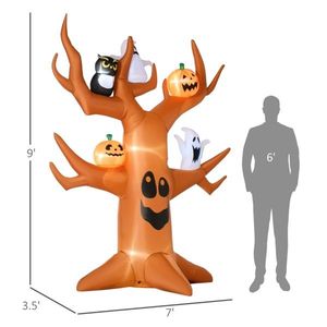 Halloween Outdoor Holiday Yard Decorations Inflatable Halloween Decoration for Festive Decor - Product Image 4