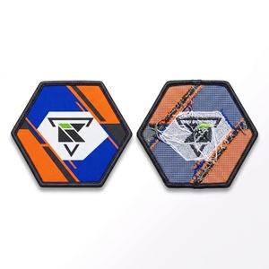 Wholesale Sublimation Patches Custom Printed Badges Vibrant Colors Detailed Artwork Durable Fabric <b>Apparel</b> <b>Accessories</b> OEM - Product Image 4