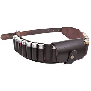 Funda de cinturón de cuero de vaca con 10 bolsillos redondos, estilo vintage, construcción duradera - Product Image 3