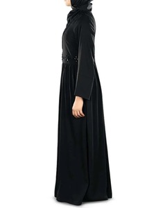 Wholesale Supply Luxury Abaya Women Muslim Long <b>Dress</b> Elegant Embroidery <b>Modest</b> Clothing for Eid Ramadan Events For Sale - Product Image 4