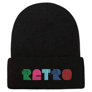 หมวกบีนนี่แบบปรับได้สำหรับฤดูหนาว คุณภาพสูง สไตล์สตรีททั่วไป ผลิตจากผ้าสแปนเด็กซ์/คอตตอน  พร้อมโลโก้และดีไซน์แบบกำหนดเองได้ - Product Image 1