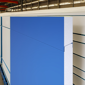 Panel Sándwich EPS Ignífugo de 150 mm de Espesor para Proyectos Industriales de Cámaras Frigoríficas, Paredes Metálicas Duraderas, Interiores de Almacenes - Product Image 1