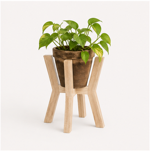 Unique Design Wooden Plant Stand Indoor Flower <b>Pot</b> <b>Holder</b> and Minimalist Home Decor Display Rack for Living Room and Office - Product Image 1
