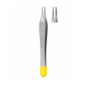 Pinza Adson con inserciones TC, pinza hemostática de acero inoxidable, pinza de disección y enucleación, certificada CE - Product Image 2