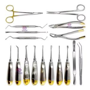 Ensemble de 17 instruments d'extraction dentaire, forceps, élévateurs, ciseaux, porte-aiguilles pour chirurgie buccale par MEDICAB INSTRUMENTS - Product Image 6