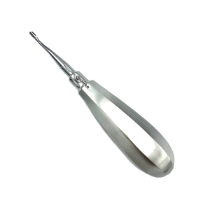 Élévateur dentaire pour racines |   Élévateur chirurgical en acier inoxydable pour extraction dentaire, à pointe ailée de 4 mm, à courbure interne - Product Image 5