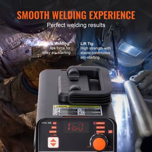 Saldatrice Portatile 2-in-1 ARC/Lift TIG e MMA 160A, Inverter IGBT 110V/220V con Hot Start, Uscita DC TIG e Polarità AC - Product Image 2
