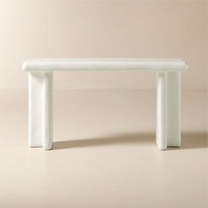 LINEA Metal <b>Console</b> <b>table</b> with white marble Top luxury Wooden White frame <b>console</b> <b>table</b> for living room - Product Image 1