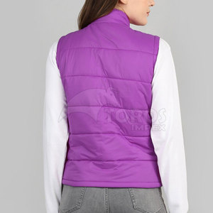 Chaleco de invierno acolchado de alta calidad hecho en Pakistán para mujer, diseño personalizado, venta al por mayor. - Product Image 2