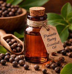 น้ำมันหอมระเหยพิมิโตเบอร์รี่เข้มข้นสูงสำหรับขายส่ง OEM น้ำมันหอมระเหยออลสไปซ์สำหรับบำรุงผิว ดูแลเส้นผม นวดตัว และสปา จำหน่ายจำนวนมาก - Product Image 1