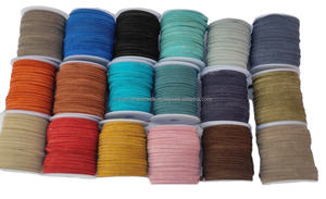 Wholesale Reliance <b>Leather</b> Shimmer Flat Suede <b>Leather</b> Cord <b>String</b> Soft Durable Jewelry Charm Rings Genuine Ingredients Uttar - Product Image 6