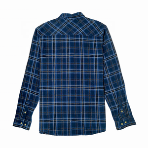 Factory Directly Provide <b>Men</b> Support Custom Two Pocket Plaid <b>Flannel</b> <b>Shirt</b> - Product Image 2