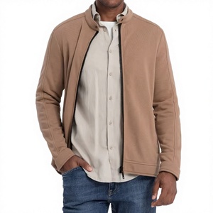 Custom 100% Cotton Heavy <b>Weight</b> 370g Zipper-Up <b>Stand</b> Collar Regular Fit Printed High Quality Sweatshirt Wholesale Unisex Velour - Product Image 1