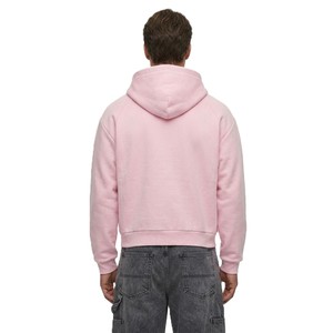 Sweat-shirts à capuche entièrement zippés pour hommes, en molleton de coton haute densité, coupe ample et décontractée, couleur unie, style streetwear, avec impression de logo personnalisé pour les boutiques - Product Image 2