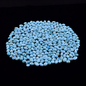 Cabujones de Larimar Natural al por Mayor, Gemas Sueltas de Formas Mixtas 9x9x5mm 15x10x5mm, 4 Cts Promedio - Product Image 3