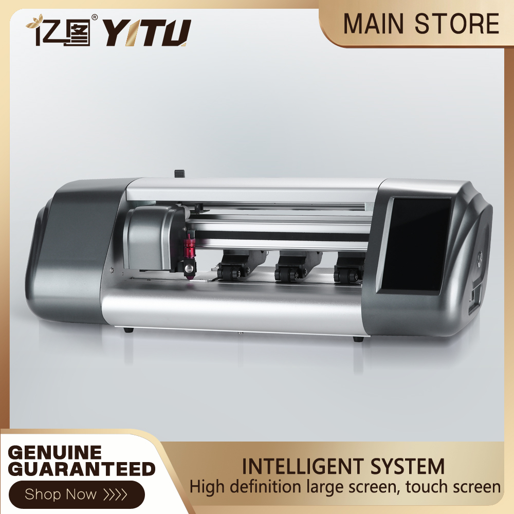YITU TPU <strong>Screen</strong> <strong>Protector</strong> Cutting <strong>Machine</strong> Aluminum Alloy 0.1mm Precision Gear Positioning Blade Holder for Mobile Phone Camera