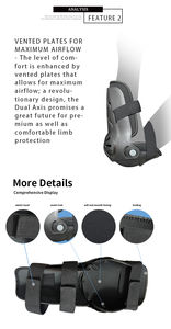 Protector de Rodilla para Motocicleta, Protección Profesional, Transpirable, Absorción de Impactos, Antideslizante, Grueso, Ajustable, Colores Personalizables, Espuma EVA - Product Image 3